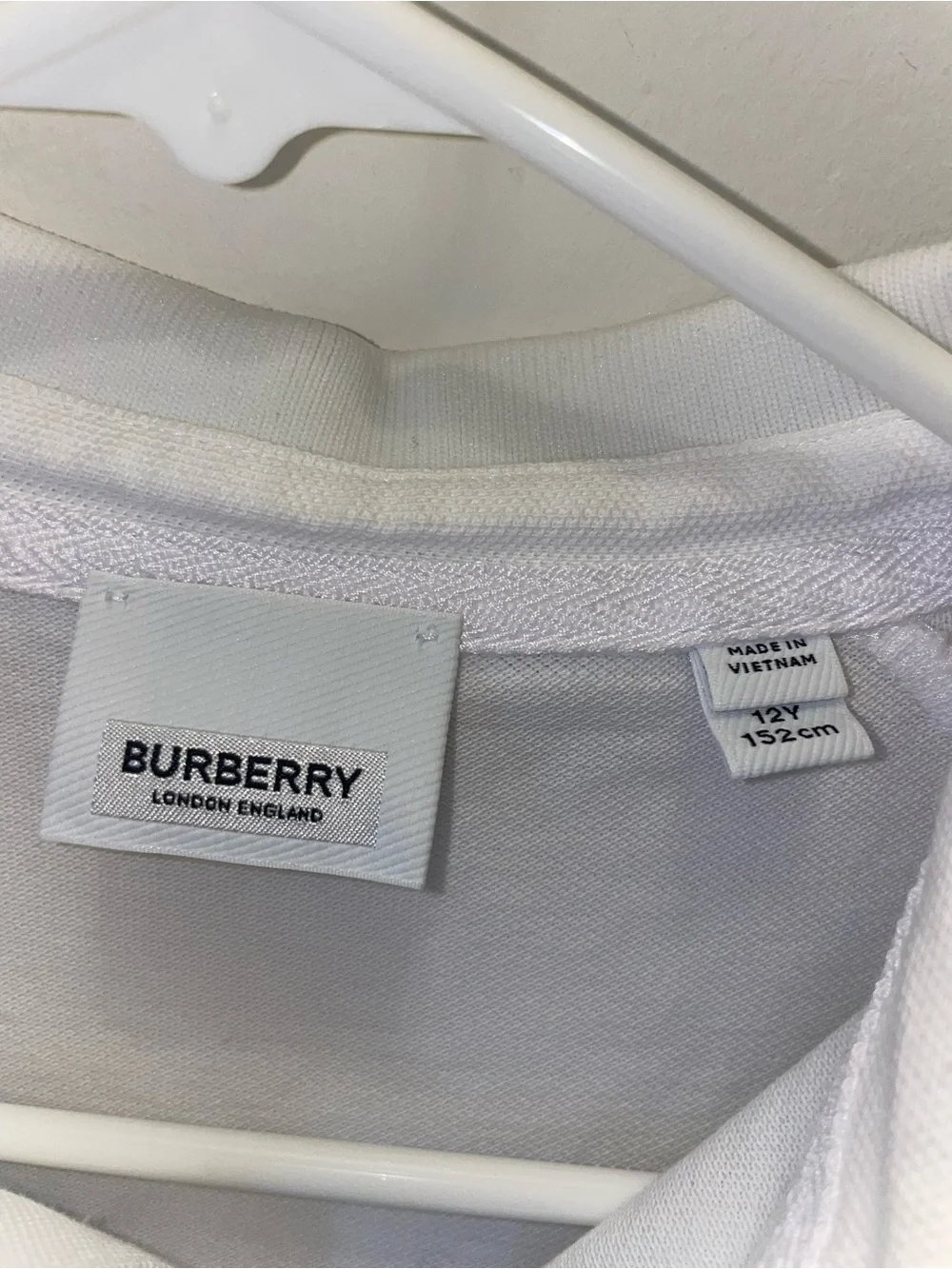 BURBERRY Christo Icon Stripe Long Sleeve Polo Shirt